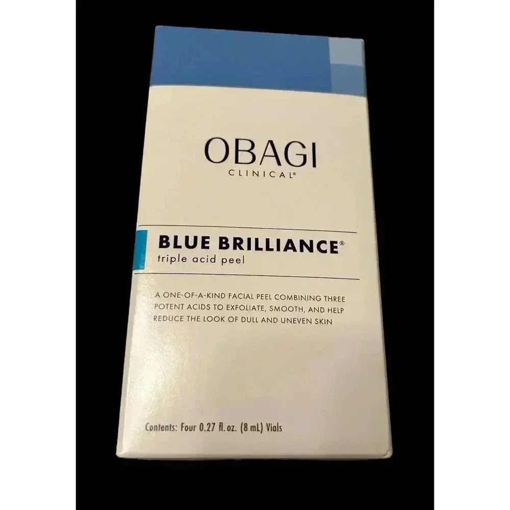OBAGI Clinical Blue Brilliance Triple Acid Peel, 4 Vials, New & Sealed